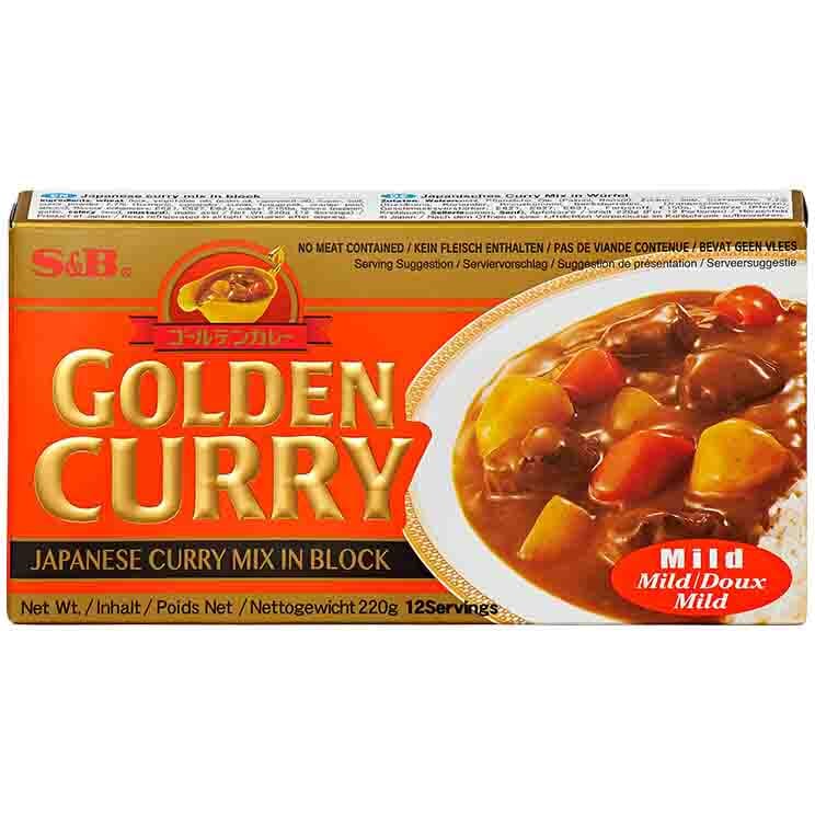 日式咖喱块 微辣 12份 / Currysoße Würfel Mild 220g S&B