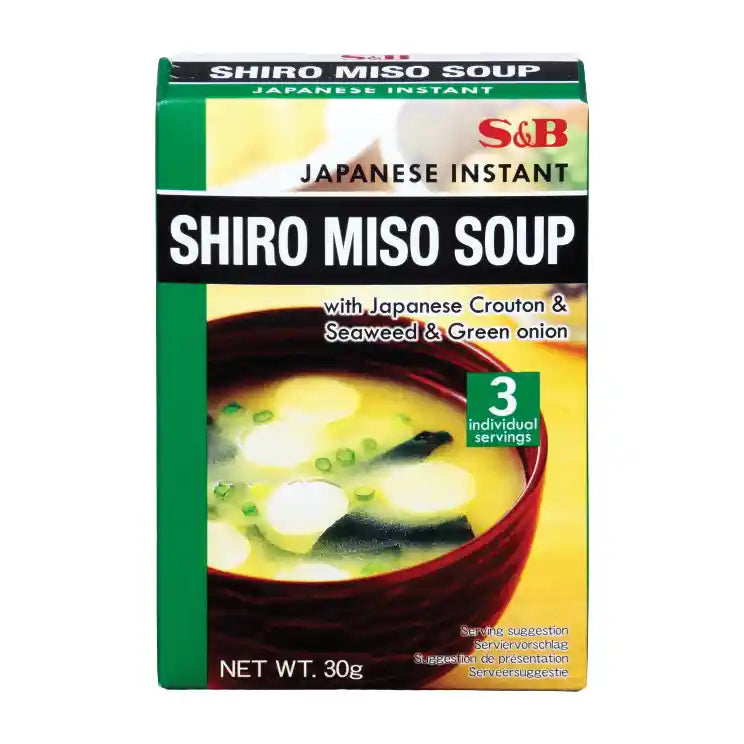 日本 速食白味噌汤 3*10克 /Instant Shiro Miso Suppe 3*10g S&amp;B