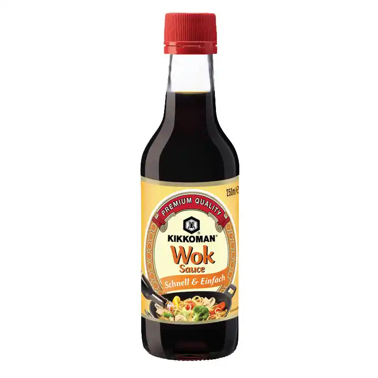 日本万字炒菜调和酱油 250毫升 /Wok Soße 250ml KIKKOMAN
