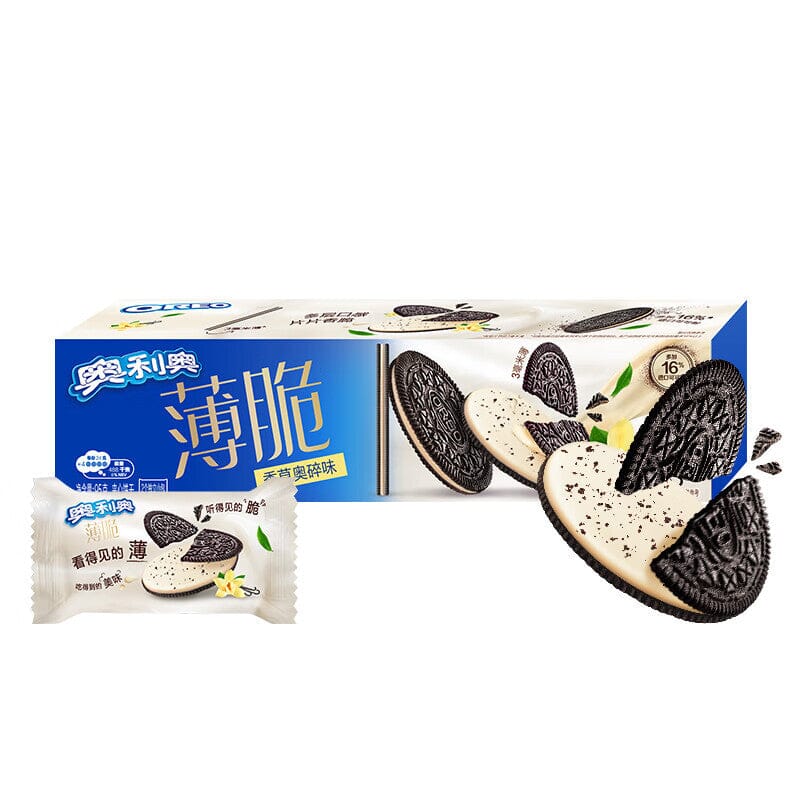 奥利奥 薄脆 香草奥碎味 95克/Sandwich Keks Dünne Vanille Geschmack 95g OREO