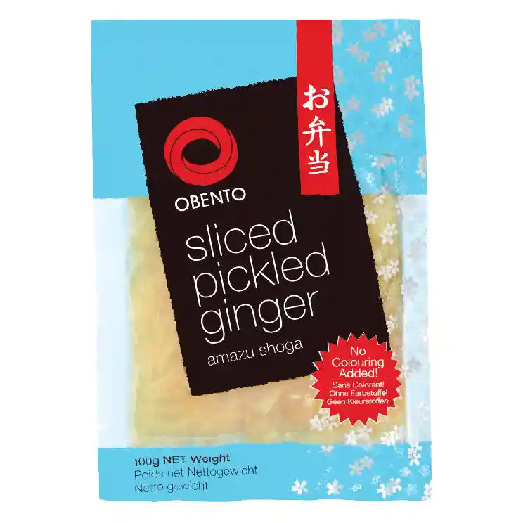 日式 寿司姜片 100克 /Geschnittener eingelegter Ingwer 100g OBENTO
