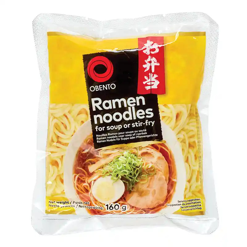 日式拉面 160克 /Ramen Nudeln für Suppen oder Pfannengerichte 160g Obento