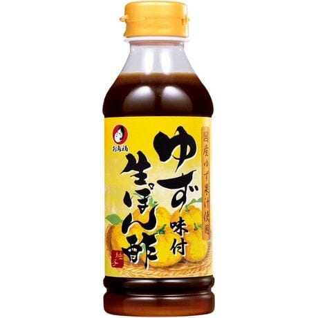 日本 柚子水果调味酱 300毫升 /Japanische Ponzu Soße Yuzu Würzsauce Ajitsuke Nama 300ml OTAFUKU