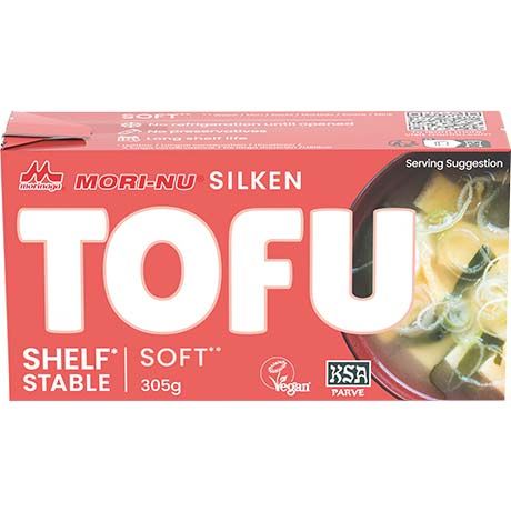 森永 无防腐剂 嫩豆腐 丝滑 305克 /Tofu (no preservatives) Weich Mori-Nu Silken 305g Morinaga