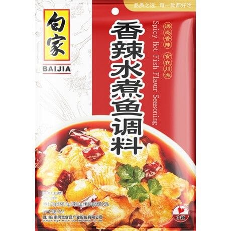 白家 香辣水煮鱼调料 200克 /Gewürzmischung für Fisch Sichuan Art 200g BAIJIA