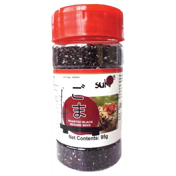 日式 烤黑芝麻 95克 / Geröstete Schwarze Sesam 95 SUKI