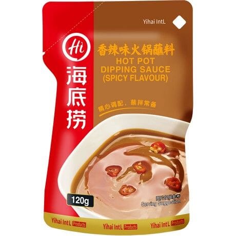 海底捞 香辣味 火锅蘸料 120克 /Scharfer Hotpot Dip 120g HiDiLao