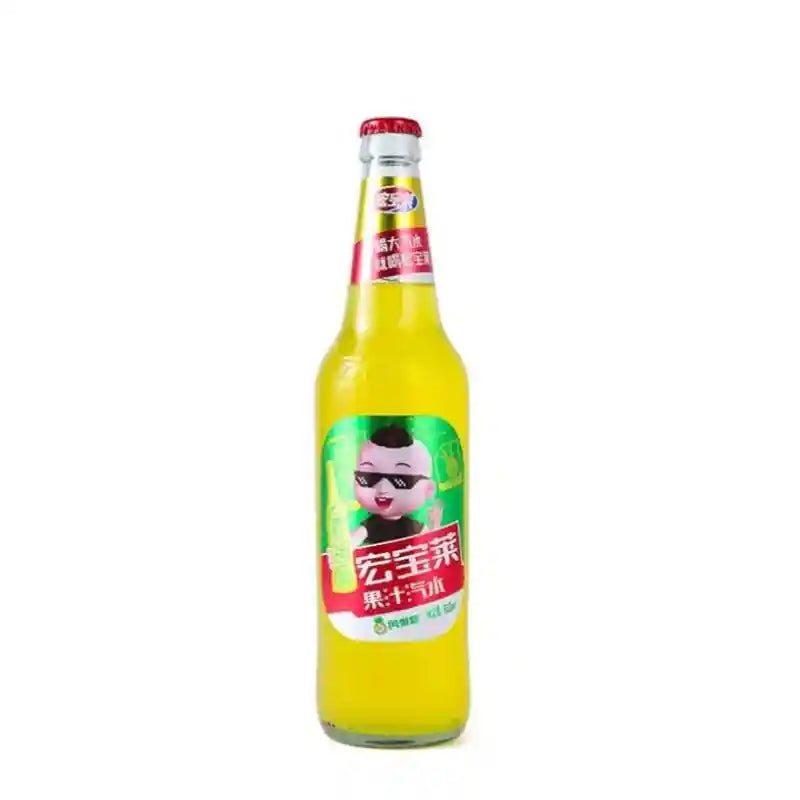 宏宝莱 凤梨果汁老汽水 瓶装 520毫升 /Saft Soda Annas Geschmack 520ml HBL