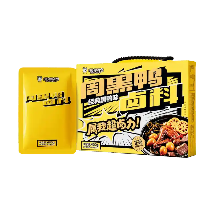 周黑鸭 经典黑鸭味 卤料 400克 /Gewürzmischung im klassischen Schwarzen- Ente- Geschmack 400g ZhouHeiYa