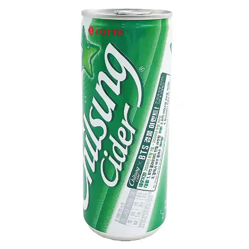 乐天 七星 汽水 罐装 250毫升 /Chilsung Erfrischungsgetränke in Dosen 250ml LOTTE