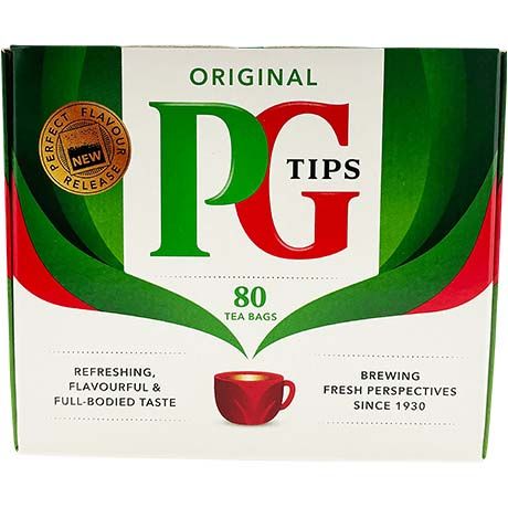 PGT黑茶 80小袋 232克 /Hochwertiger Schwarztee im 80 Pyramiden Beutel 232g PG TIPS
