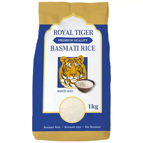 皇家虎牌 巴斯马蒂 长粒香米 1公斤 /Reis Basmati 1kg ROYAL TIGER