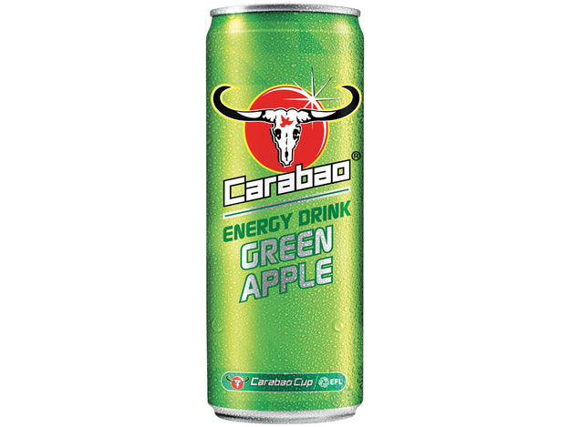 卡拉宝 能量汽水饮料 碳酸青苹果味 330毫升 /Energiegetränk Kohlensäure Grüner Apfel 330ml Carabao