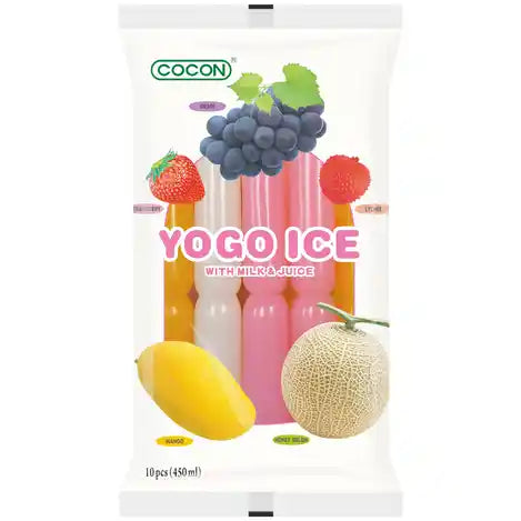 果味酸奶冰棒 综合水果味 10支装 /Joghurt Eisstäbchen mit Fruchtgeschmack 470g Cocon