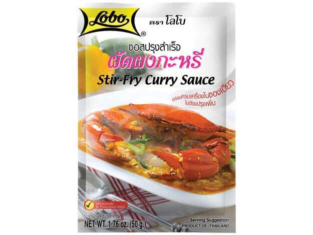 泰国 清真 炒咖喱酱 44毫升 /HALAL Woksauce Curry Btl 44ml LOBO