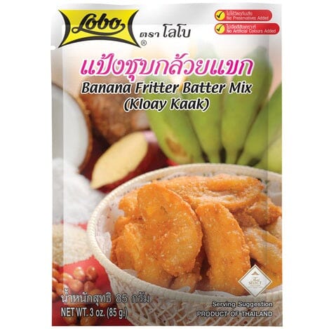 香蕉油炸粉 混合面糊 50克 /Teigmix für Bananenbeignets Kloay Kaak 50g LOBO