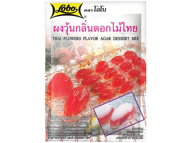 泰国 清真 混合花香琼脂甜点 115克 /Dessertmix Blumen Agar Btl 115g LOBO