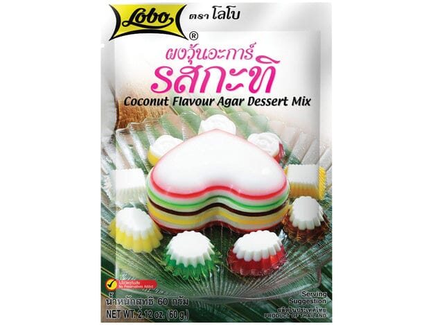 泰国 清真 椰子味琼脂甜点 60克 /Dessertmix Kokos Agar Btl 60g LOBO