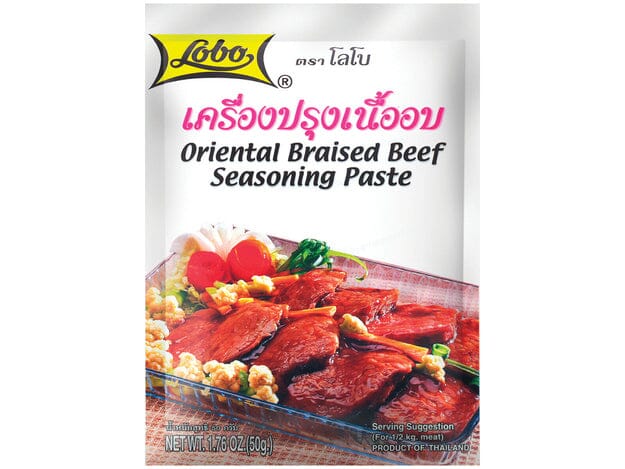 泰国 清真 东方风味红烧牛肉调味酱 50克 /HALAL orientalische Gewürzpaste für geschmortes Rindfleisch Btl 50g LOBO