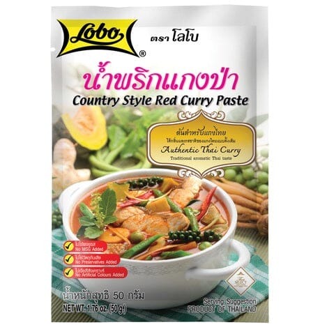 乡村风味红咖喱酱 50克 /Country Stil Rote Currypaste 50g LOBO