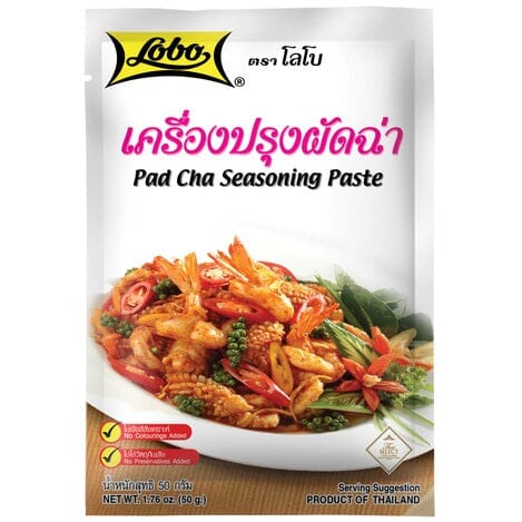海鲜炒河粉 炒锅酱 50克 /Woksauce Meeresfrücht Pad Cha 50g LOBO