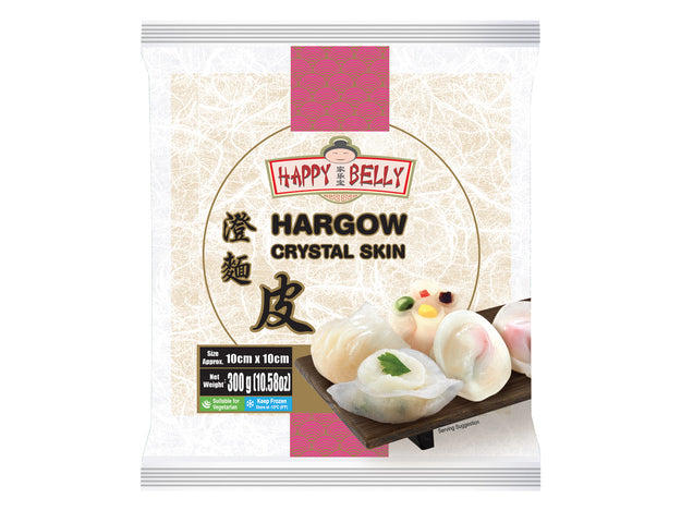冰冻-Tiefgefroren! 家乐宝 速冻澄面皮 10x10厘米 300克 /  Hargow Crystal Skin 10x10cm 300g Happy Belly
