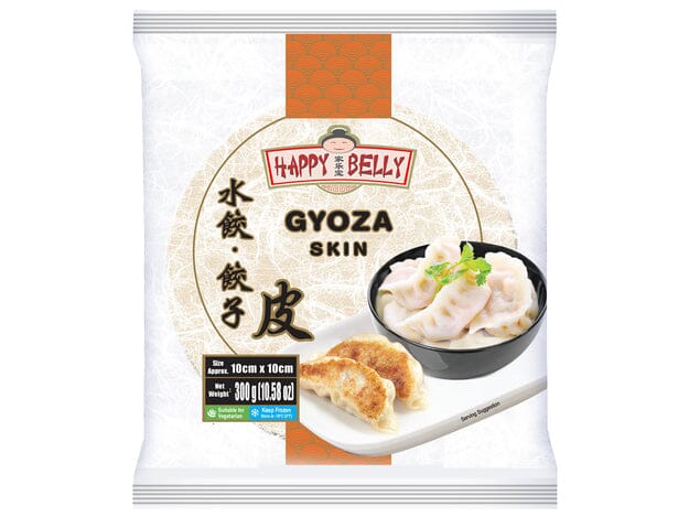 冰冻-Tiefgefroren! 家乐宝 水饺 饺子皮 300克 /Gyoza Teigblätter 300g Happy Belly