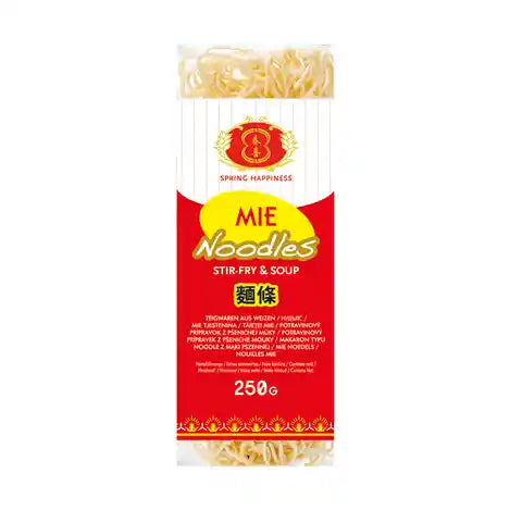 春喜牌 面条 250克 /Mie-Nudeln Schellkoch Nudeln 250g Spring Happiness