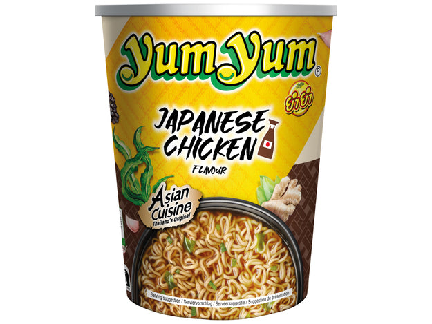 养养牌 日式方便面 鸡肉酱油味 70克 /Instant Nudeln Japan Huhn Shoyu 70g YUM YUM