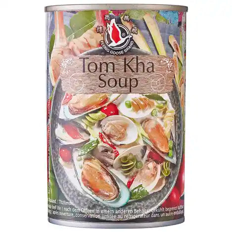 飞鹅牌 泰式椰香汤 400毫升 /Tom Kha Suppe Thailändische Kokosnusssuppe 400ml Flying Goose