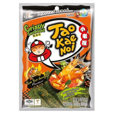 泰国 小老板脆紫菜 冬阴功味 32克 /Knusprig Seetang TomYumGoong Geschmack 32g TaoKaeNoi