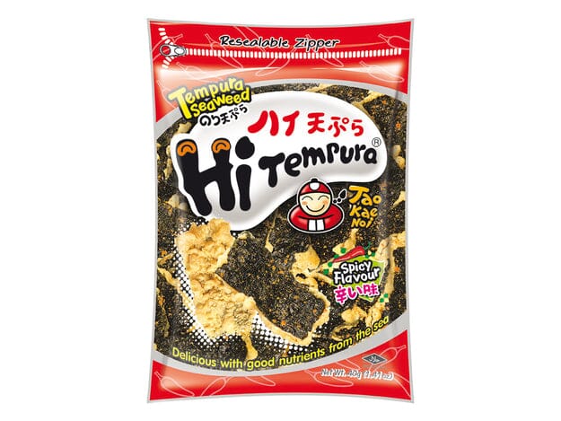 泰国 小老板天妇罗海苔 香辣味40克/ Seetangsnack würzig Scharf Paniert 40g TaoKaeNoi