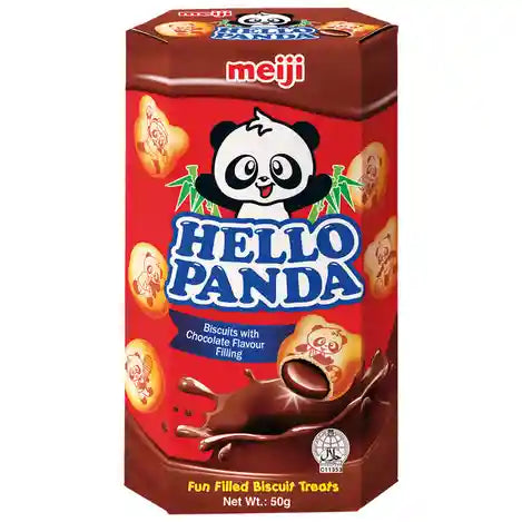 熊猫夹心饼干 巧克力 50克 /Hello Panda Keks Schokoladenfüllung 50g MEIJI