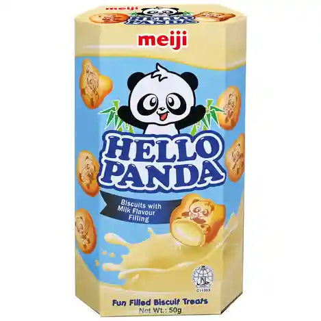 熊猫夹心饼干 牛奶 50克 /Hello Panda Keks Milchfüllung 50g MEIJI