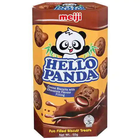 熊猫夹心可可饼干 巧克力 50克 /Hello Panda KakaoKekse mit Schokofüllung 50g MEIJI