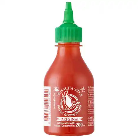 飞鹅 是拉差 辣椒酱 原味 200毫升 /Sriracha Hot Chilli Sauce Original 200ml Flying Goose