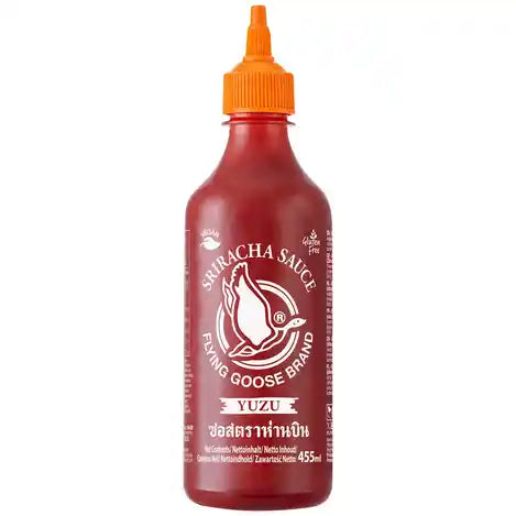 飞鹅 是拉差辣椒酱 柚子 455毫升 /Sriracha Chilisauce Yuzu 455ml FLYING GOOSE