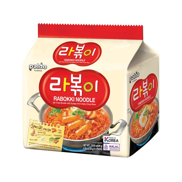 韩国八道 韩式拉面炒年糕 135克 /Instant-Nudeln Rabokki 135g PALDO