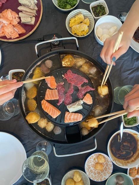 韩式桌面烧烤套装 带火锅功能 1件套 欧标 /Koreanisches Grill Set mit Hot Pot Funktion 1pc Tristar