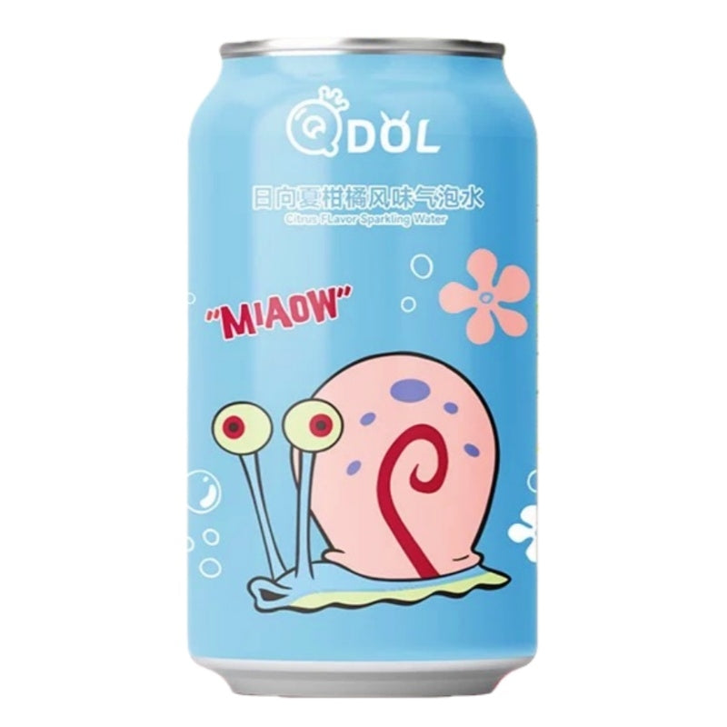 海绵宝宝 柑橘味气泡水 330毫升 /SpongeBob Schwammkopf Sprudelwasser mit Zitrusgeschmack 330ml QDOL