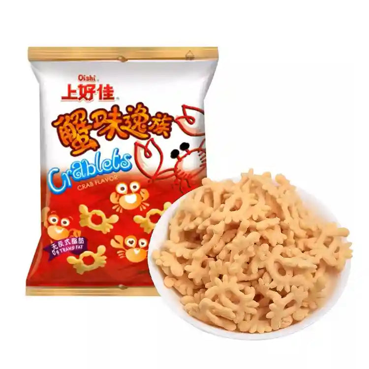 上好佳 蟹味逸族 40克 /Krabben Snacks 40g OISHI