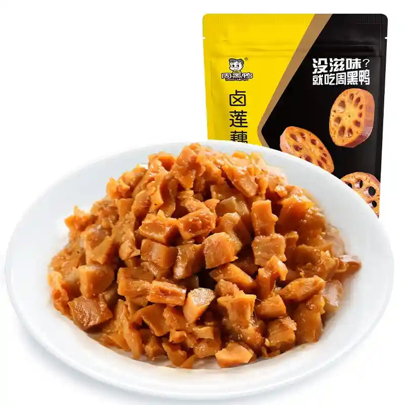 周黑鸭 卤莲藕 甜辣味 160克 /Marinierte Lotuswurzel süß und scharf 160g ZhouHeiYa