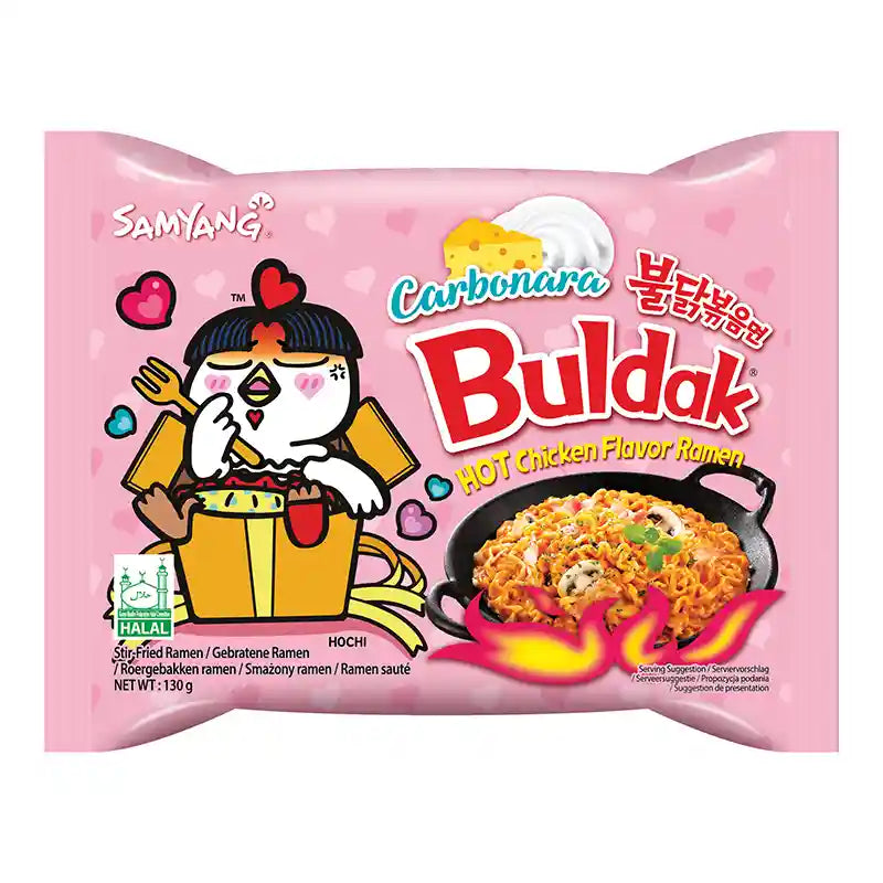 韩国三养 粉色火鸡面 奶油味 130克 /Hot Chicken Ramen Carbonara 130g SAMYANG