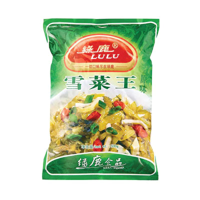 绿鹿 雪菜大王 500克 /Senfkohl Eingelegt 500g LULU