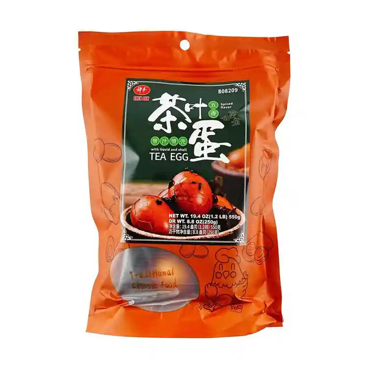 神丹 五香茶叶蛋 带汁 5粒装 550克 /Tee Eier fünf Gewürze essfertig 5 Stk. 550g SHENDAN