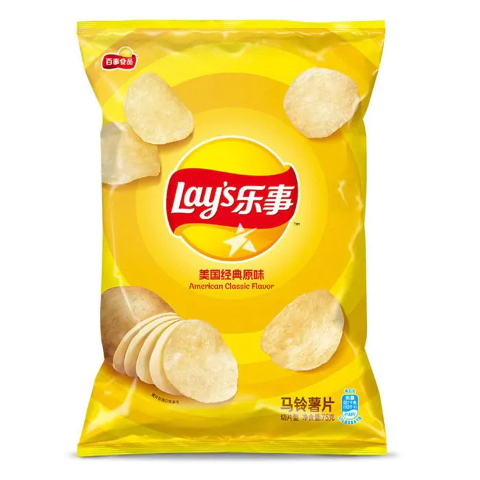 乐事薯片 原味 70克 /Kartoffelchip Original Geschmack 70g Lays