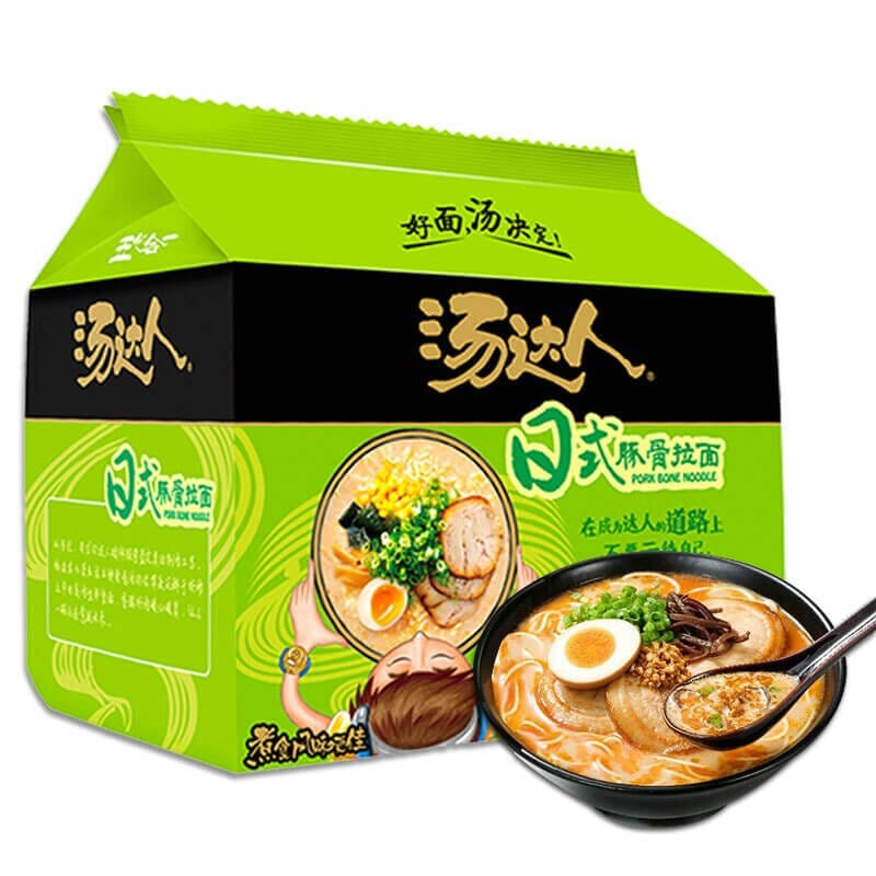统一汤达人 日式豚骨拉面 五连包 625克 /Unif 5xp. Inst.Nudelsuppe. Knochenbrühe Meeresfrüchte 625g