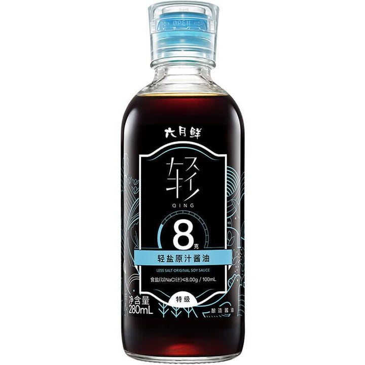 欣和 六月鲜 轻盐原汁酱油 280毫升 /Salzreduzierte Sojasauce 42% weniger Salz 280ml SHINHO