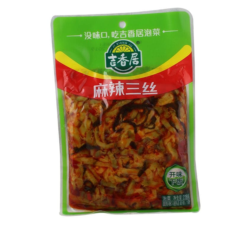 吉香居 麻辣三丝 228克 /Scharfe Gemüse in streifen 228g JIXIANGJU