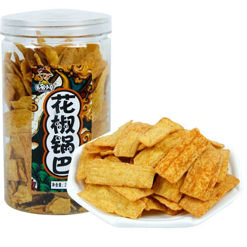 无名小卒 花椒锅巴 原味 210克 / Knuspriger Reis aus Sichuan-Pfefferkörnern mit Originalgeschmack 210g WMXZ